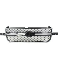 Grille, Honeycomb, Chrome Shell/Black Insert for 03-07 Chevy Avalanche/Silverado