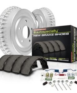 Powerstop KOE15391DK Rear Brake Drum and Shoe Kit for 2007-2011 Chevrolet Aveo
