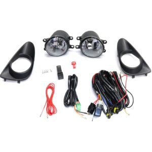 JC Whitney STYTY1214FL4 Fog Light Kit Set of 2 pc for 2012-2014 Yaris CE, L, LE