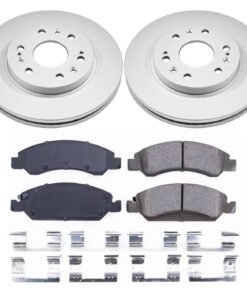 Powerstop CRK2069 Front Brake Disc and Pad Kit for 2008-2018 GMC Sierra 1500