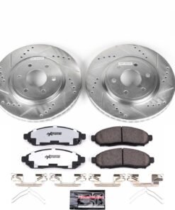 Powerstop K142-36 Brake Disc and Pad Kit front for 08-12 Nissan Pathfinder LE, S