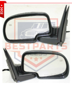 Power Heated LH & RH Side View Mirrors Pair for 03-07 Chevy Silverado/GMC Sierra