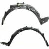 Front Fender Liners RH=LH w/ Pad for 06-11 Honda Civic, Driver & Passenger Side