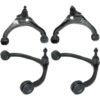 Front Left/Right Upper and Lower Control Arm Kit for 2005-2011 Dodge Ram Dakota