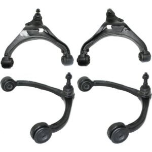 Front Left/Right Upper and Lower Control Arm Kit for 2005-2011 Dodge Ram Dakota