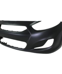 NEW Front Bumper Cover, Primed for 2012 2013 Hyundai Accent, Sedan/HatchBack
