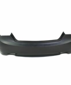 NEW Rear Bumper Cover w/ 2 Exhaust Holes, Primed for 2011-2013 Hyundai Sonata