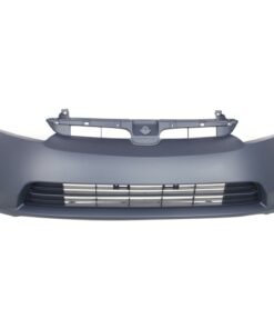 Front Primed Bumper Cover Fascia for 2006-2008 Honda Civic, 1.3L/1.8L, Sedan
