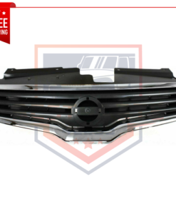 NEW Grille, Chrome Shell with Gray Insert for 2007-2009 Nissan Altima Sedan