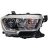 Headlight TO2503243C halogen right side CAPA for 2016-2017 Toyota Tacoma