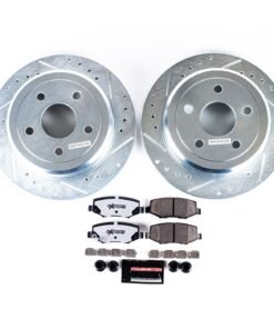 Powerstop K3090-36 Brake Disc and Pad Kit rear for 2007-2017 Jeep Wrangler
