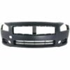 NEW Front Bumper Cover w/ Fog Lamp Holes, Primed for 2009-2014 Nissan Maxima