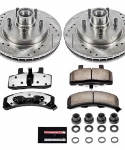 Powerstop K1990-36 Front Brake Disc and Pad Kit for 96-02 Chevrolet Express 1500