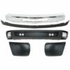 NEW Chrome Steel Front Bumper Bar Valance Kit for 2007-2013 Chevy Silverado 1500