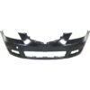NEW Front Bumper Cover w/ Fog Lamp Holes, Primed for 2007-2009 Mazda 3 Sedan
