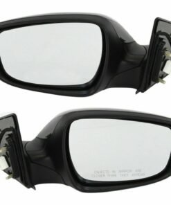 Set of 2 Power Mirrors, Left Right, Heated, Paintable for 11-13 Hyundai Elantra