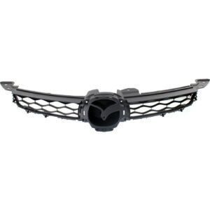 New Grille plastic primed for 2010-2012 Mazda CX-7 Grand Touring, GT, Touring