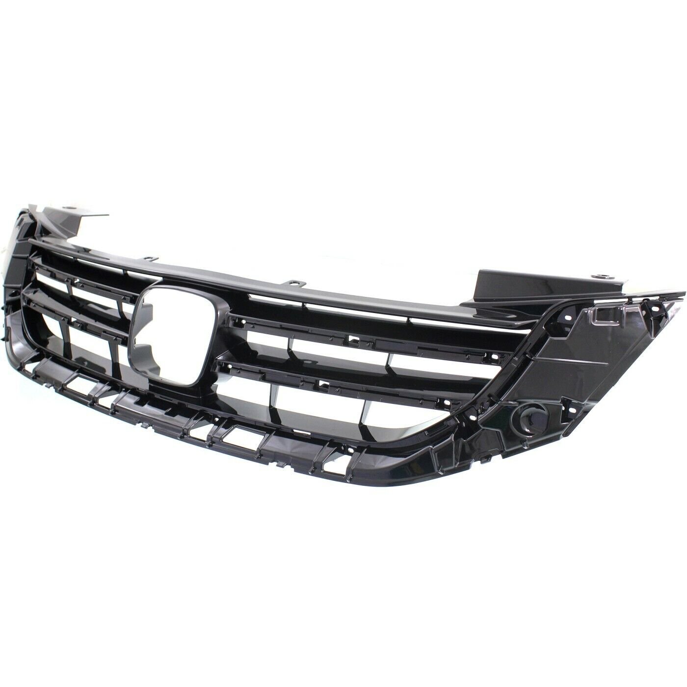 Grille black shell insert CAPA for 2013-2015 Honda Accord EX-L Touring Sedan