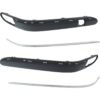 Front Bumper Trim, Left & Right Side, Set of 2 for 2003-2007 Mercedes Benz C230