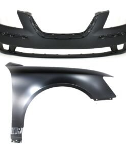 Front Bumper Cover & Fender Kit 2pc primed for 2009-2010 Hyundai Sonata GL, GLS