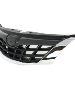 New Grille plastic silver shell w/ black insert for 2008 Subaru Impreza