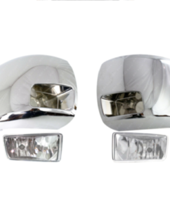 NEW Chrome Front Bumper End Fog Light Kit for 2007-2013 Chevy Silverado