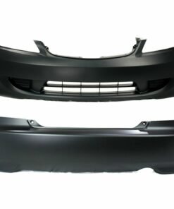 NEW Bumper Cover without Fog Light Holes for 2004-2005 Honda Civic 2-Door Coupe