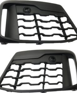 Front Bumper Grilles set 2 piece left right side primed for 2017-2019 BMW X1