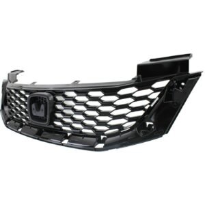 Grille painted black shell insert for 2013-2015 Honda Accord EX EX-L LX-S Coupe