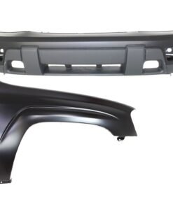 Front Bumper Cover & Fender Kit 2pc CAPA for 2002-2005 Chevrolet Trailblazer LT