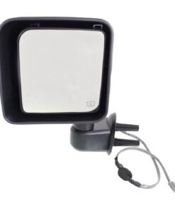 Kool Vue JP67EL Mirror Heated Power Glass Left Side for 2014 Jeep Wrangler