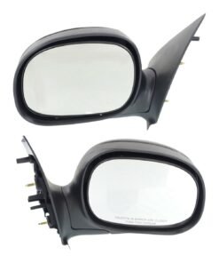 NEW Set of 2 Manual Folding Mirrors, Primed for 1997-2002 Ford F-150