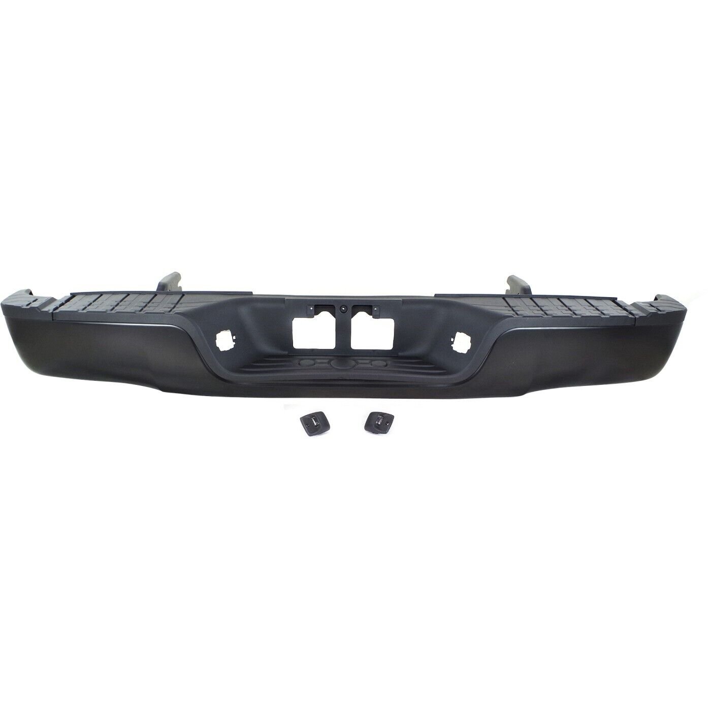 New Rear Step Bumper steel black for 2007-2013 Toyota Tundra Base, Limited