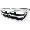 Grille Assembly chrome shell painted gray insert for 1998-2000 Ford Ranger XLT