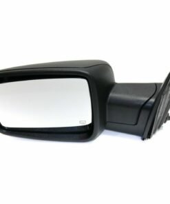 NEW Power Mirror, Left, Folding, Heated, Textured Black for 2013-2018 Ram 1500