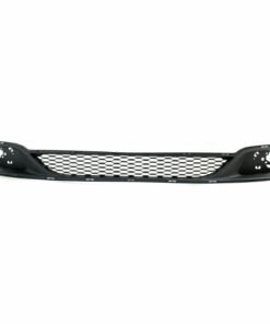 NEW Bumper Grille, Textured Gray Plastic, CAPA for 2011-2017 Dodge Grand Caravan