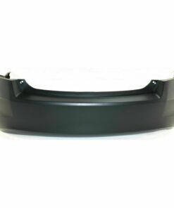 Rear Primed Bumper Cover w/ Single Exhaust Hole for 2008-2012 Honda Accord Sedan