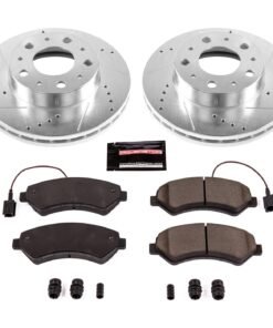 Powerstop K7306 Front Brake Disc and Pad Kit for 2014-2019 Ram ProMaster 1500