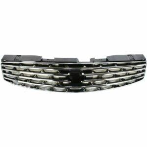 NEW Grille, Chrome Shell w/Black Insert Plastic for 2003-2007 Infiniti G35 Coupe