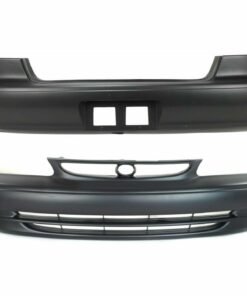 NEW Set of 2 Front & Rear Bumper Covers, TO1000189 TO1100185 for 98-00 Corolla