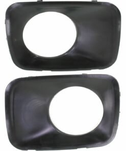 Fog Light Trim, Set of 2 Left & Right, Primed Plastic for 2009-2011 Honda Pilot