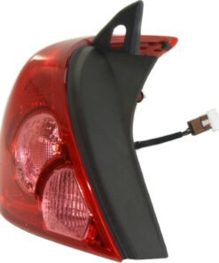 Tail Light 26555EM30A halogen left side CAPA for 2007-2011 Nissan Versa S, SL
