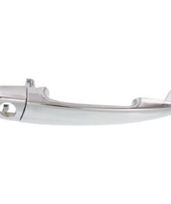 Front Exterior Door Handle chrome left side for 1999-2000 BMW 323i Base Sedan