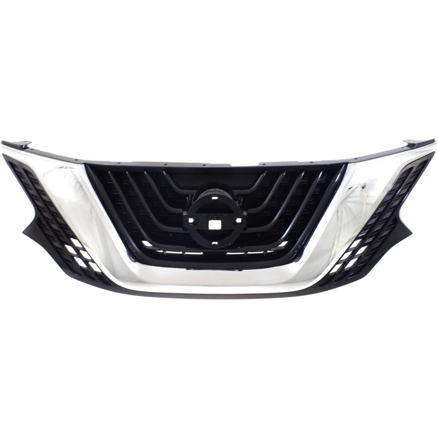 Grille Assembly plastic chrome shell w/ black Insert for 2017-2018 Nissan Murano