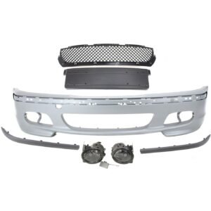 Bolton Premiere Front Bumper Cover kit primed for 2002-2005 BMW 320i Base Sedan