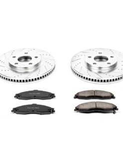 Powerstop K1547 Front Brake Disc and Pad Kit for 1998-2002 Chevrolet Camaro