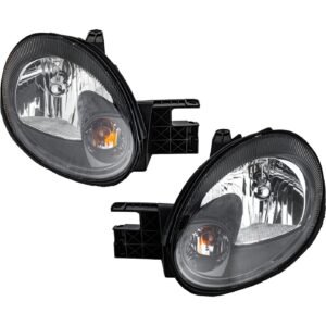Headlight CH2505126 set of 2 pc right left side for 2003-2005 Dodge Neon