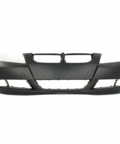 Front Primed Bumper Cover w/ Fog Lamp Holes for 2006-2008 BMW 3-Series, Sdn/Wgn