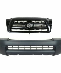 Front Bumper Cover Kit w/ Grille, TO1000305 TO1200279 for 05-10 Toyota Tacoma