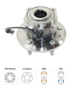 Rear Wheel Bearing Hub for 2007-2015 Chevy Equinox, Pontiac Torrent, Saturn Vue